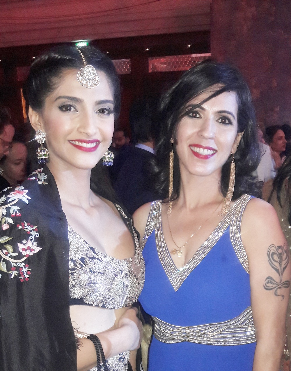 With sizzling Ms. Sonam Kapoor at SALGAONKARS sangeet party