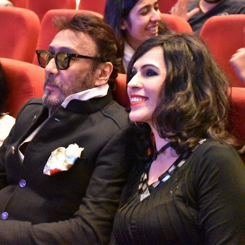 With Dashing actor Jackie Shroff at an Award function - Delhi